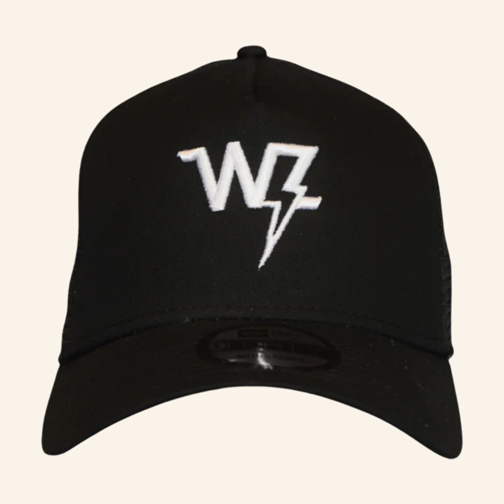Warren Zeiders Merch Tour 2025 White on Black Embroidered WZ Hat Gifts For Him