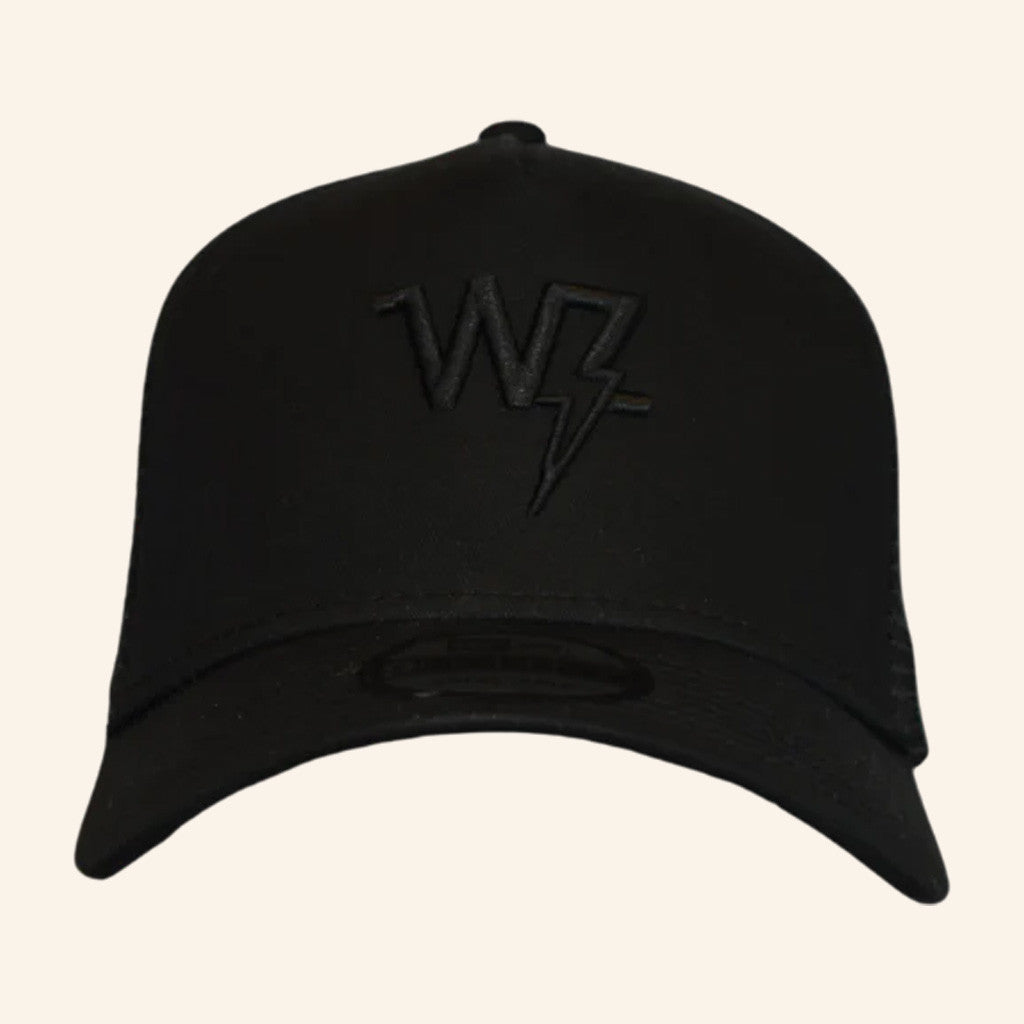 Warren Zeiders Merch Tour 2025 Black On Black Embroidered WZ Hat Him Gifts