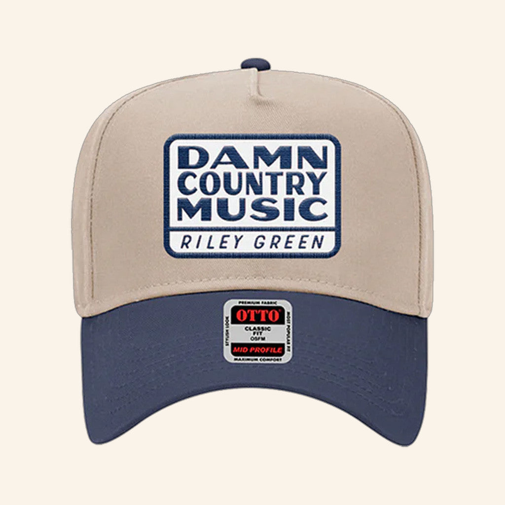 Riley Green Merch Tour 2025 Damn Country Music Embroidered Hat Presents For Music Lovers