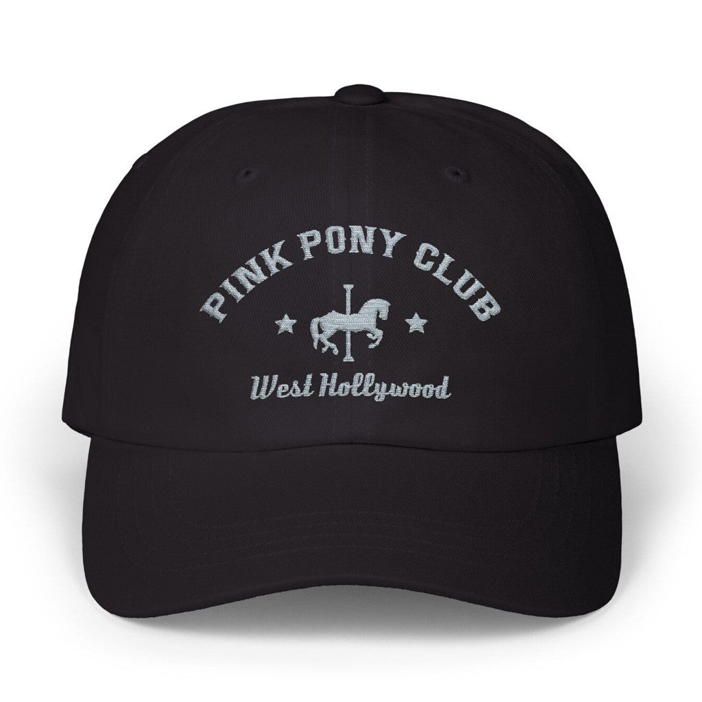 Chappell Roan Merch Tour 2025 Pink Pony Club Embroidered Black Hat Gifts For Fans