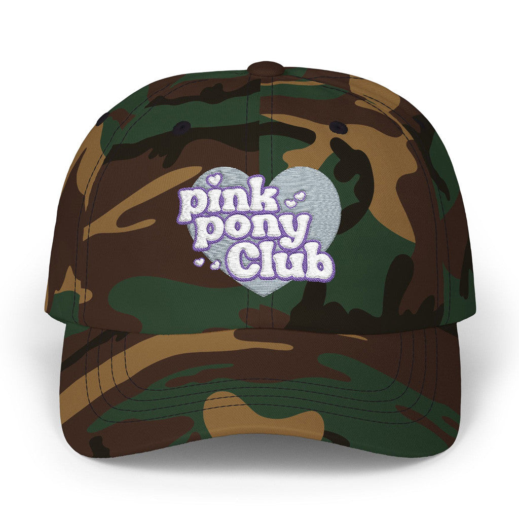 Chappell Roan Merch Tour 2025 Pink Pony Club Embroidered Camo Hat Gifts For Her
