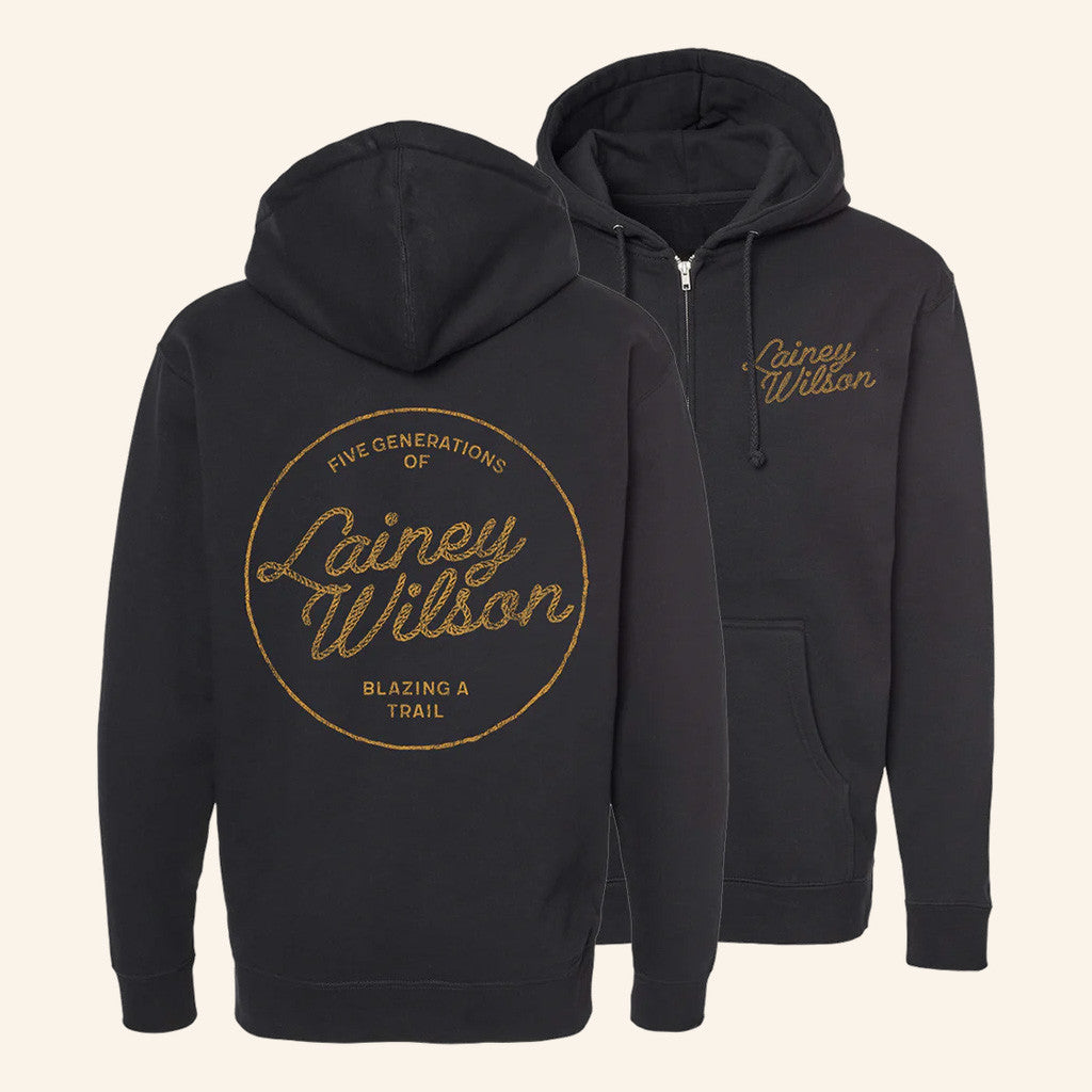 Lainey Wilson Merch Tour 2025 Blazing A Trail Hoodie Gift Ideas For Music Lovers