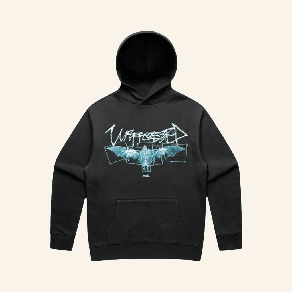 Indie Merch Unprocessed Angel Hoodie Best Gifts For Dad
