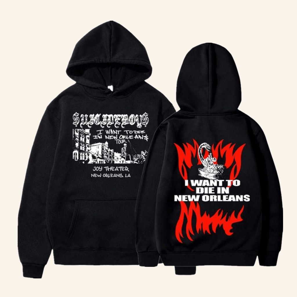 Suicide Boys Merch SuicideBoys Hoodie I Want To Die In New Orleans Gifts For Him