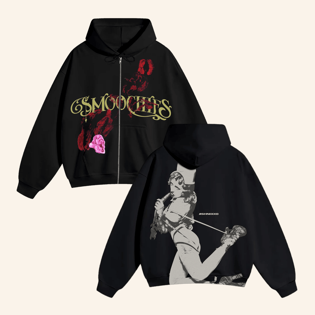 Ashnikko Merch Smoochies Zip Hoodie Gifts For Her