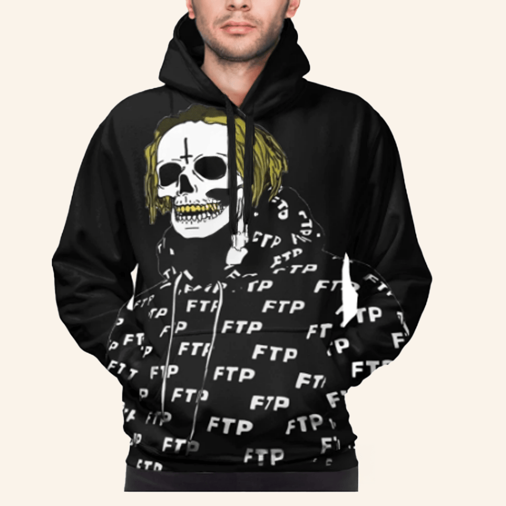 Suicide Boys Merch Skull FTP Print Hoodie SuicideBoys Hoodie G59 Merch Gifts For Friends