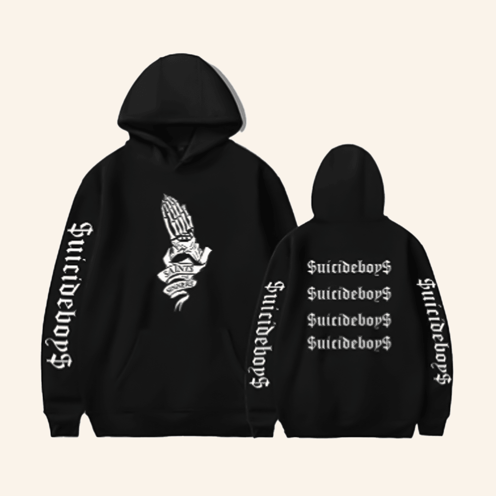 Suicide Boys Merch SuicideBoys Hoodie Vintage Goths Hip Hop Print Hoodie Gifts For Music Lovers