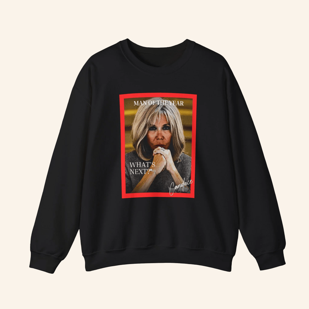 Candace Owens Merch Man Of The Year Crewneck Sweatshirt Gifts For Mom