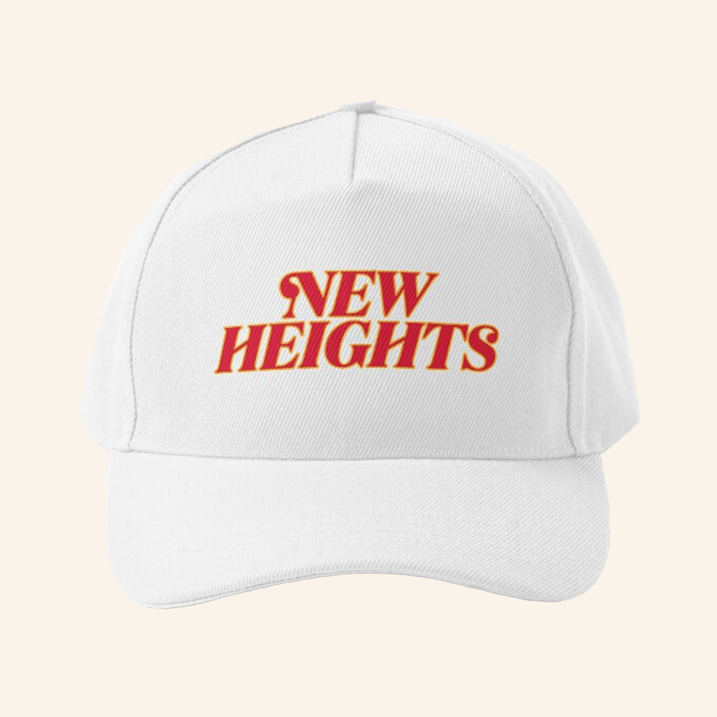 New Heights Merch White Hat Best Gifts For Husband