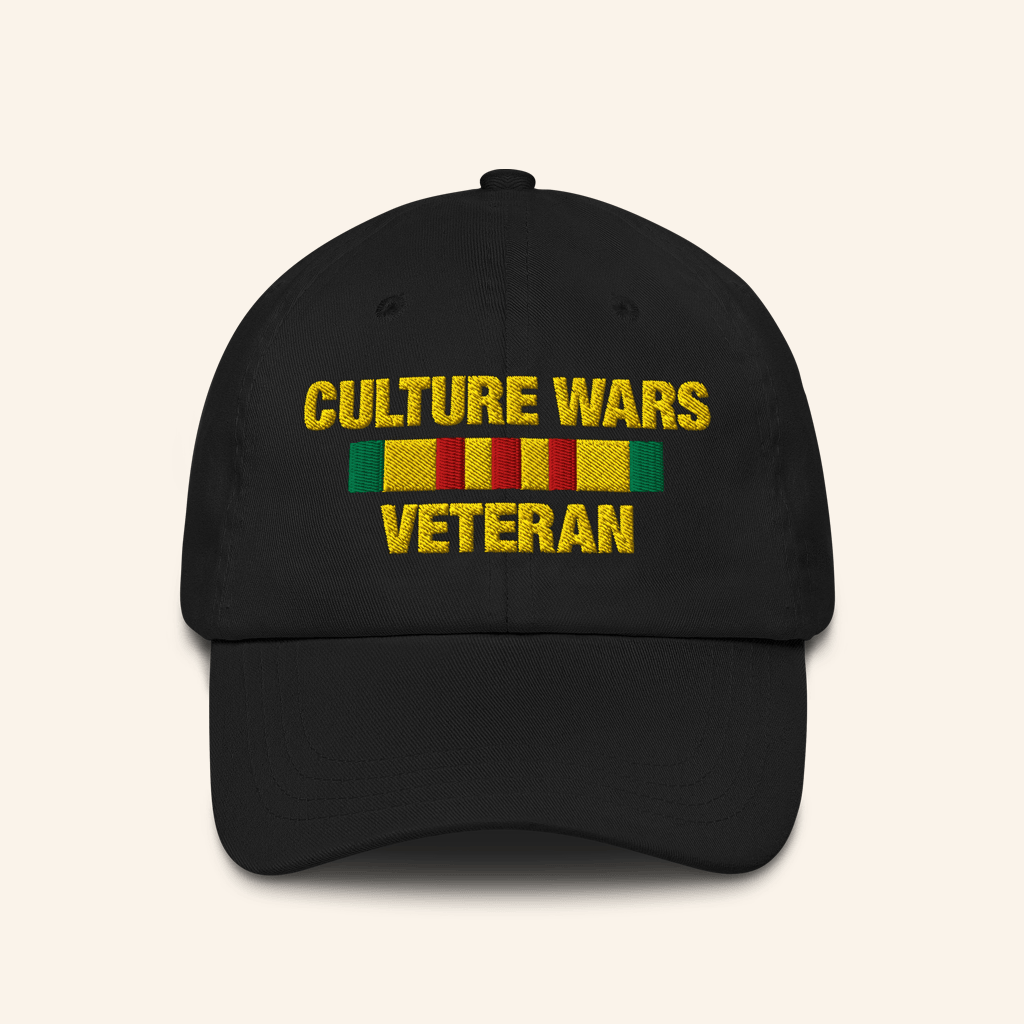 The Good Shirts Merch Culture Wars Veteran Embroidered Hat Gifts For Dad