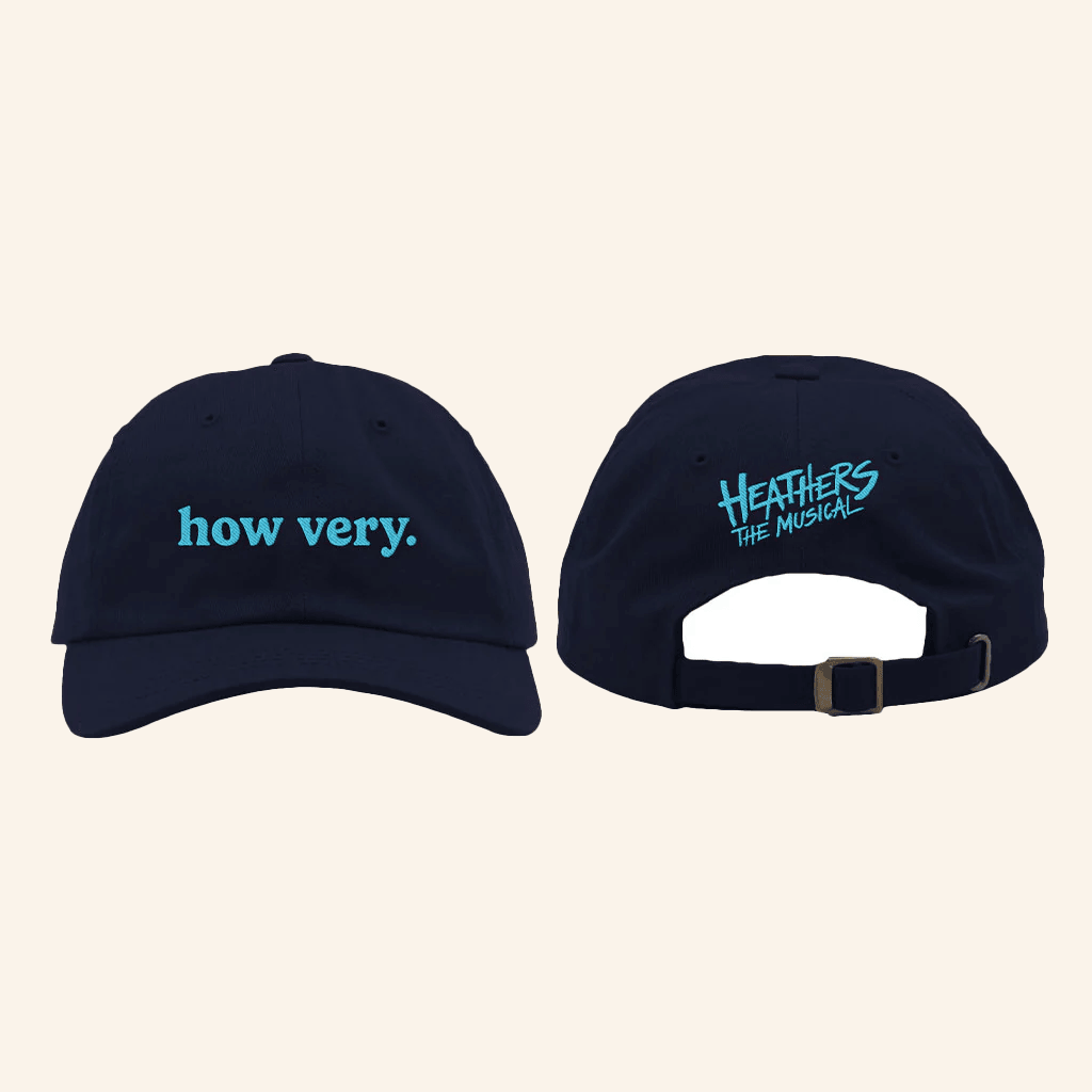 Broadway World Merch Heathers The Musical How Very Hat Embroidered Dad Gifts