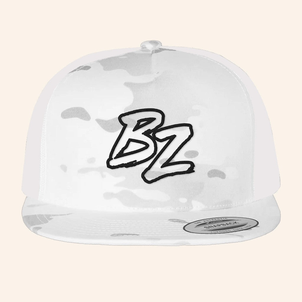 Bailey Zimmerman Merch Tour 2025 BZ White Camo Hat Snapback Best Gifts For Husband