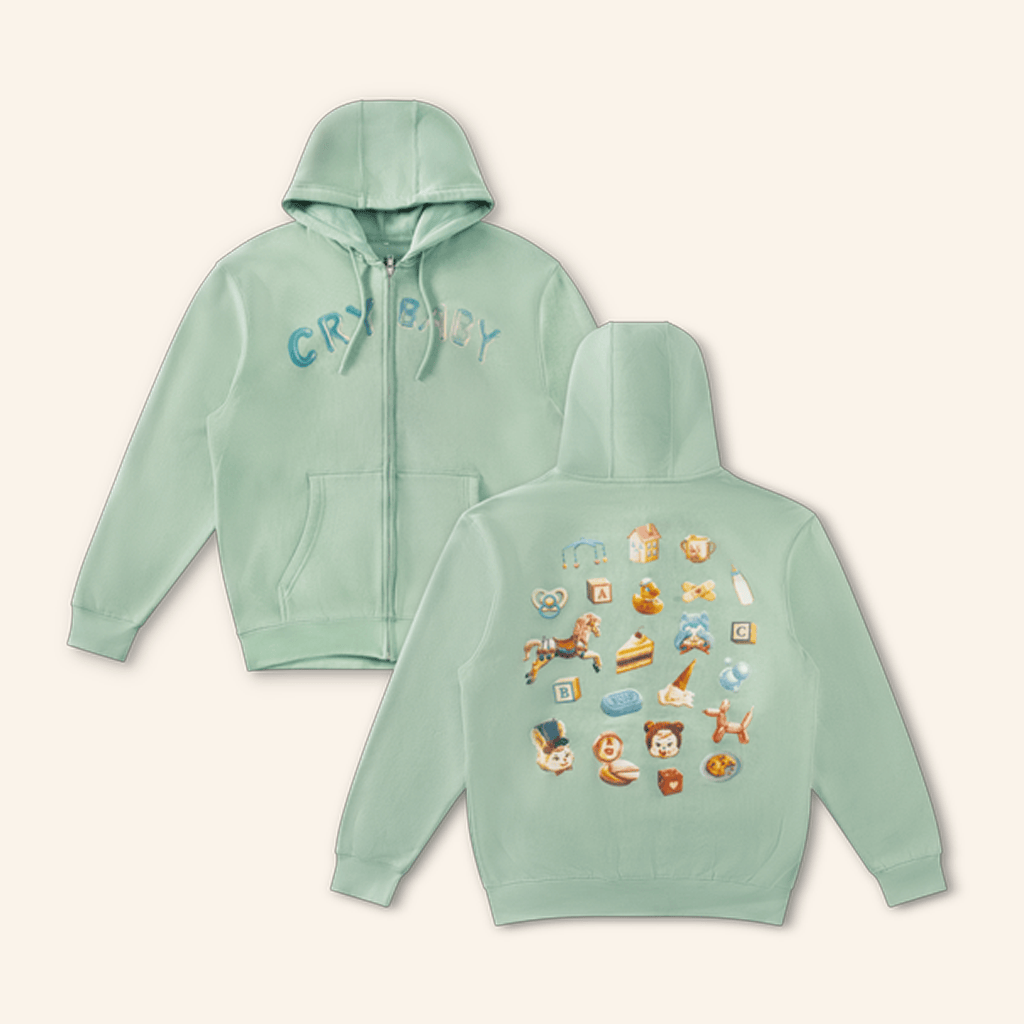 Melanie Martinez Merch Anniversary Collage Zip Up Hoodie Gifts For Friends