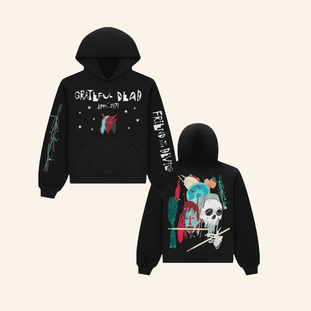 Grateful Dead Merch Friend Of The Devils Hoodie Gifts For Dad