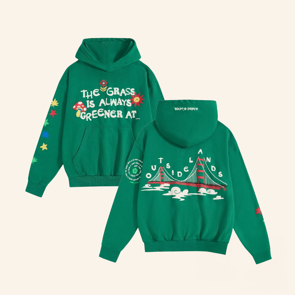 Outside Lands Merch Sundae School X Outside Lands Hoodie Gift Ideas For Her