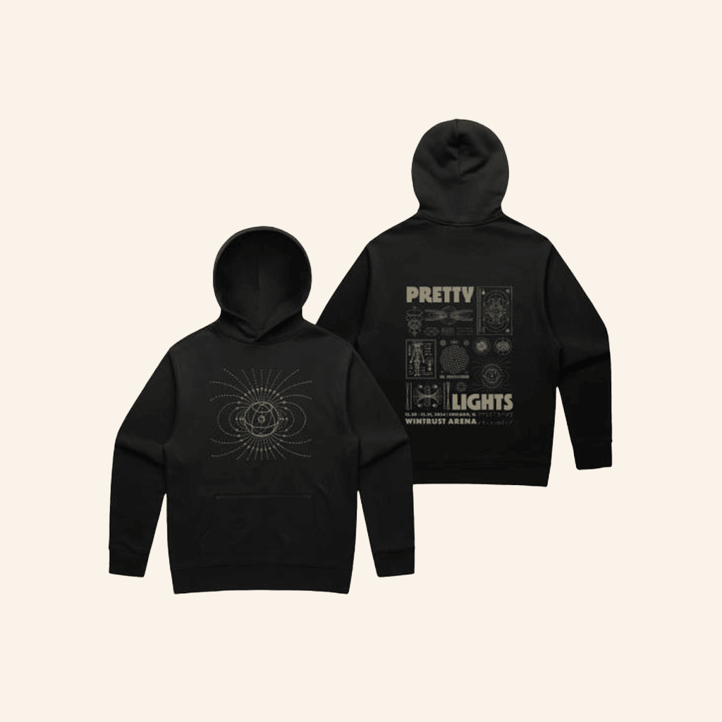 Pretty Lights Music Merch Wintrust Arena Event Hoodie Gifts For Fans