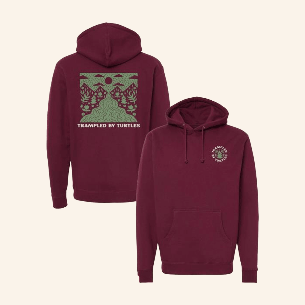 Trampled By Turtles Merch Pine Hoodie Gift Ideas For Boyfriend