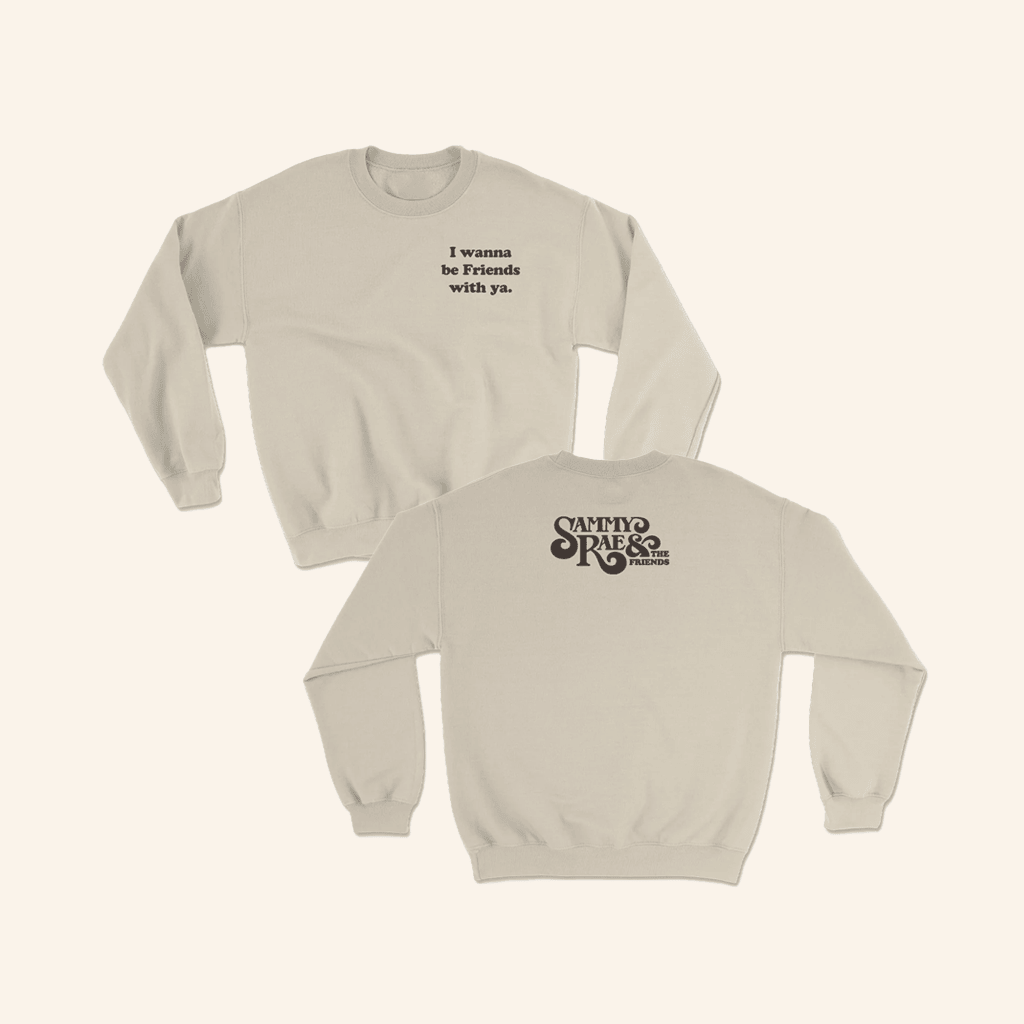 Bandwear Merch Sammy Rae Friends With Ya Crewneck Sweatshirt Gifts For Fans