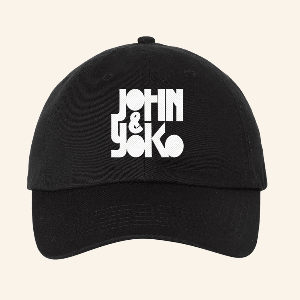John Lennon Merch John And Yoko Hat Embroidered Gifts For Husband