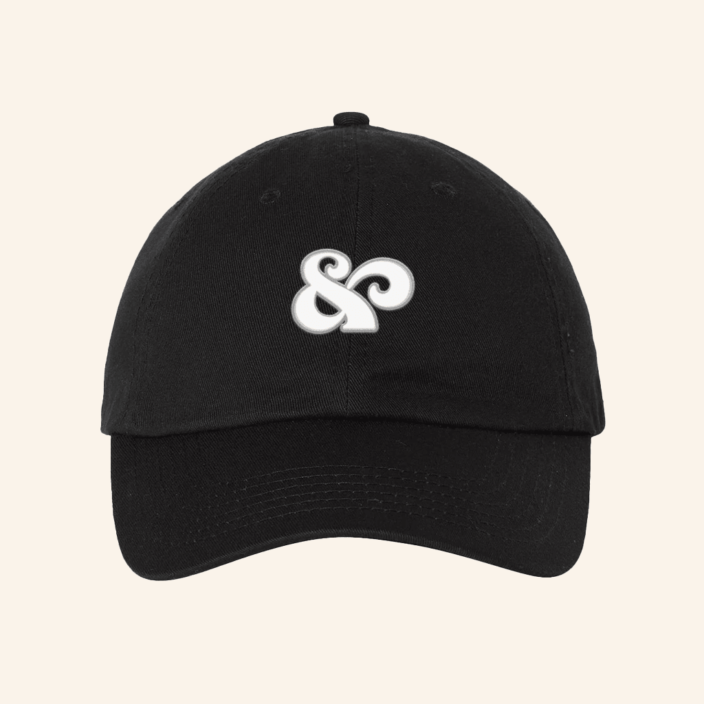 Bandwear Merch Sammy Rae Ampersand Black Hat Embroidered Gifts For Dad