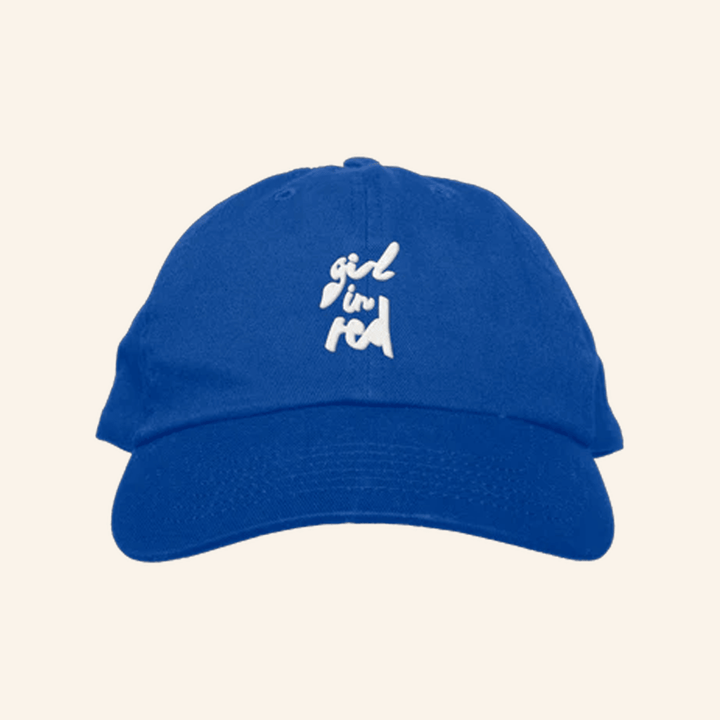 Shopgirl In Red Merch Girl In Red Embroidered Hat Gifts For Best Friends