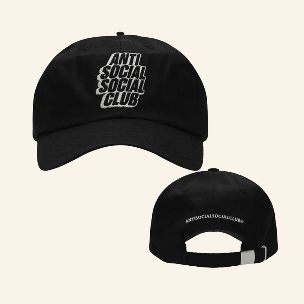 Anti Social Social Club Merch ASSC Embroidered Hat Gifts For Him