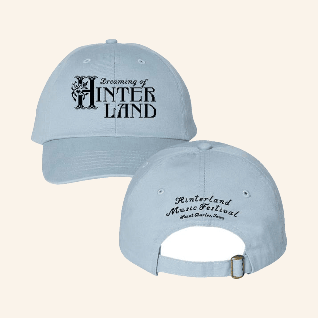 Hinterland Music Festival Merch Blue Hat Gifts For Her