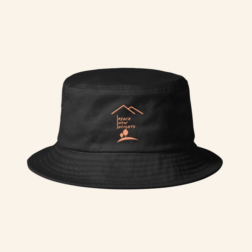 New Heights Merch Positieve Quote Hat Reach New Heights Bucket Hat Gifts For Him