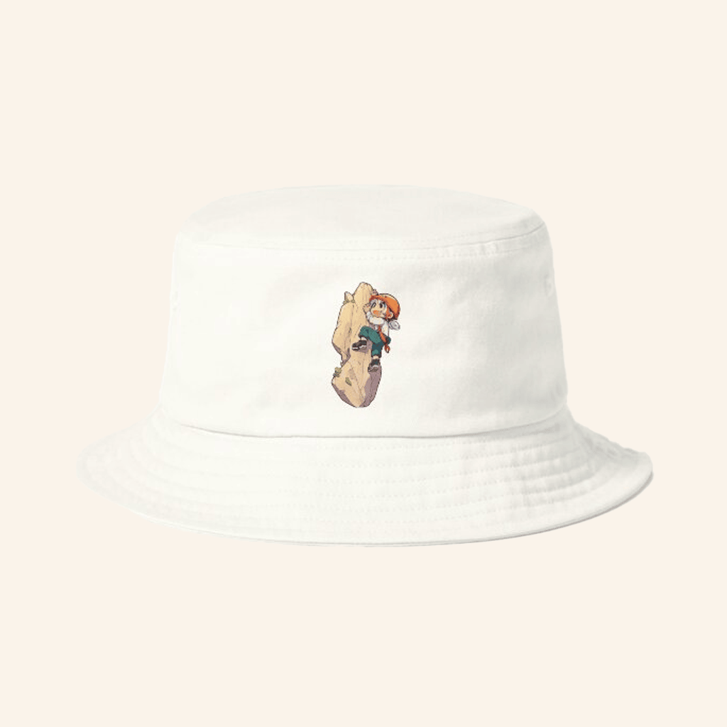 New Heights Merch Reach New Heights Rock Climbing Design Bucket Hat Gifts For Dudes