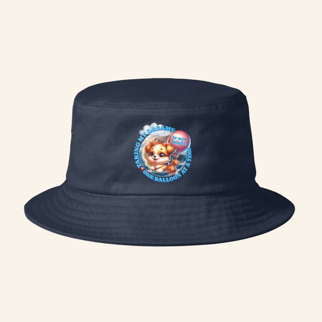 New Heights Merch Taking My Dreams To New Heights One Balloon At A Time Bucket Hat Gifts