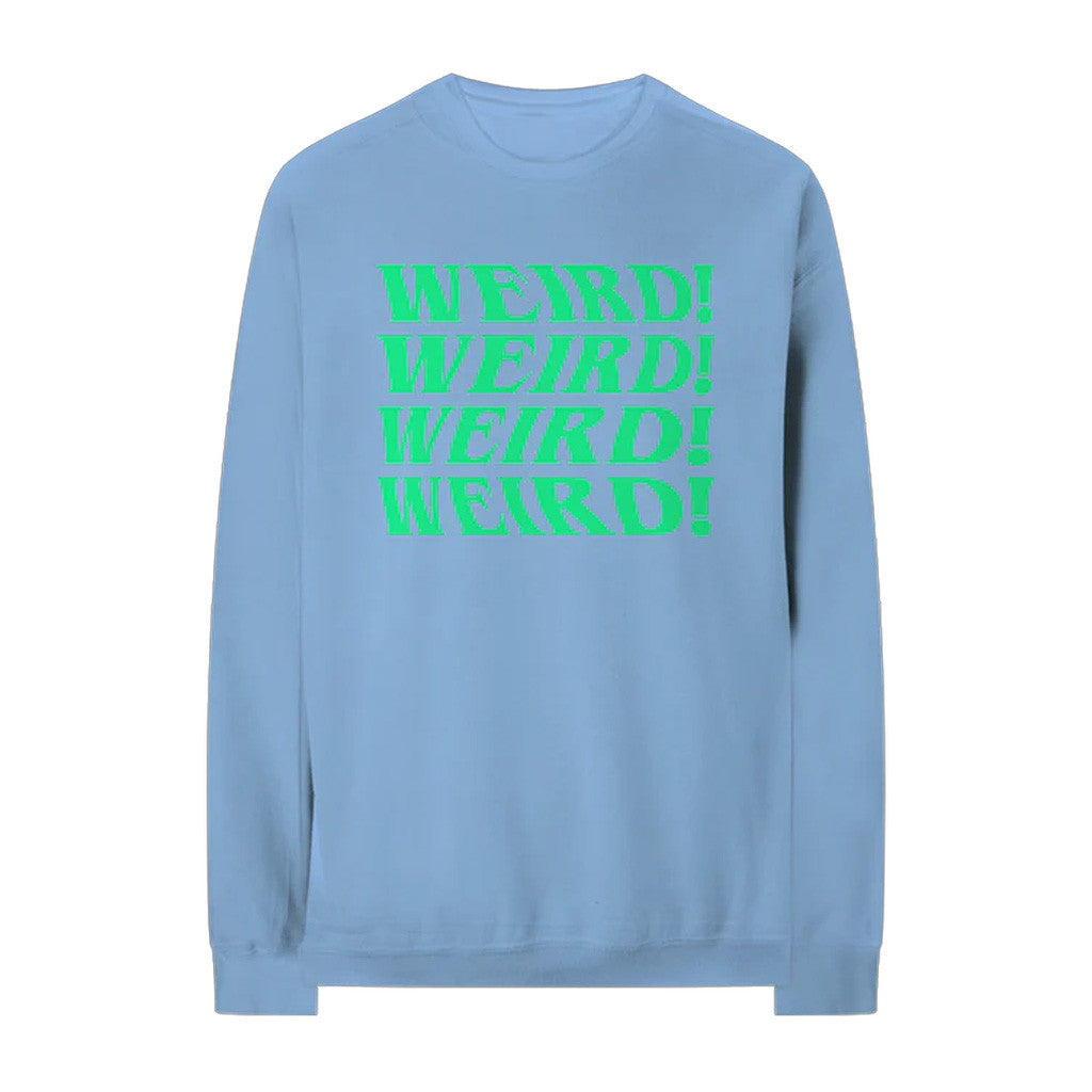 Yungblud Merch BLUE Weird Crewneck Sweatshirt Music Lover Gift Ideas For Him