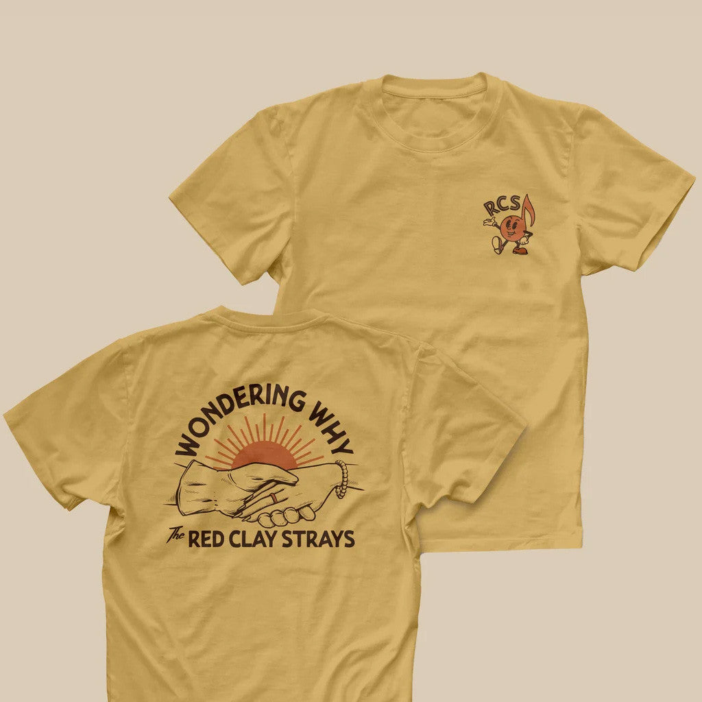 Red Clay Strays Merch RCS Wondering Why T-Shirt Gifts For Music Lovers