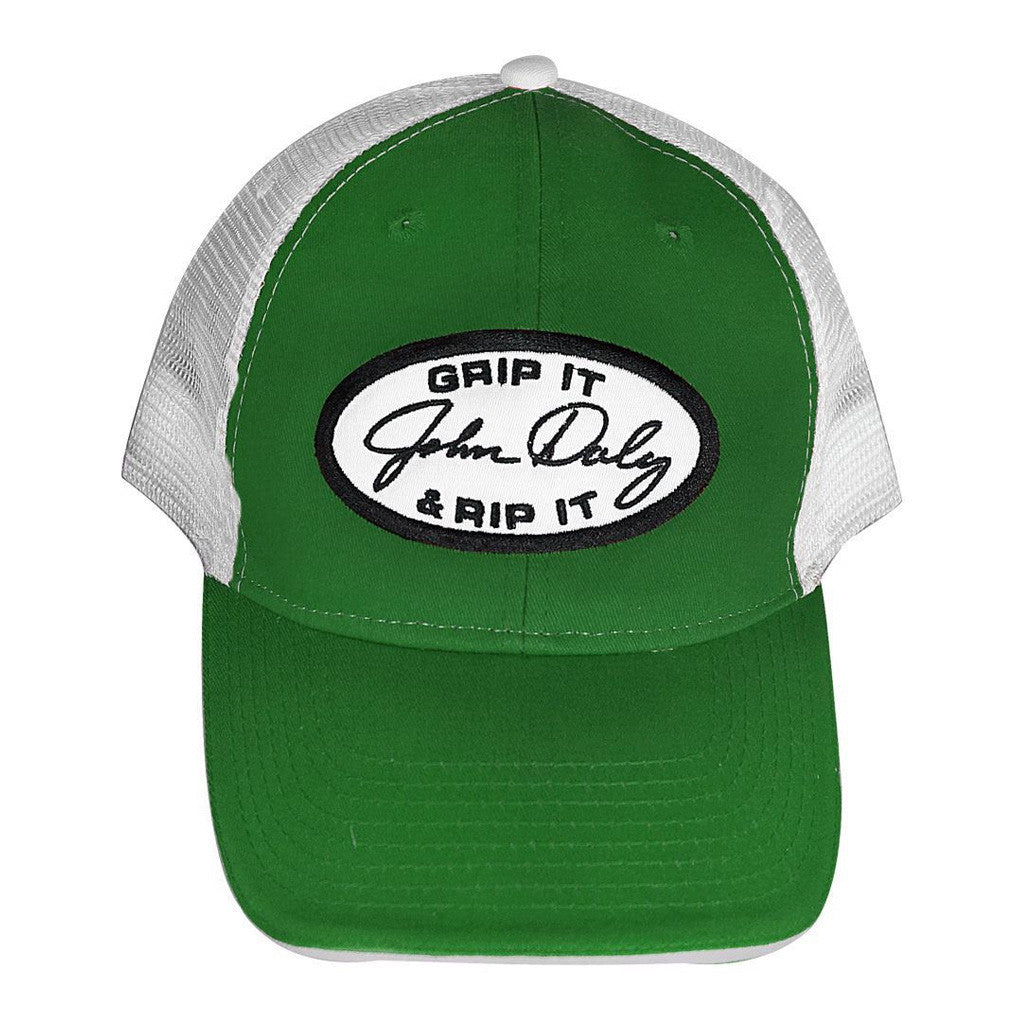 John Daly Merch Grip It N Rip It Trucker Hat Embroidered Best Gifts For Husband