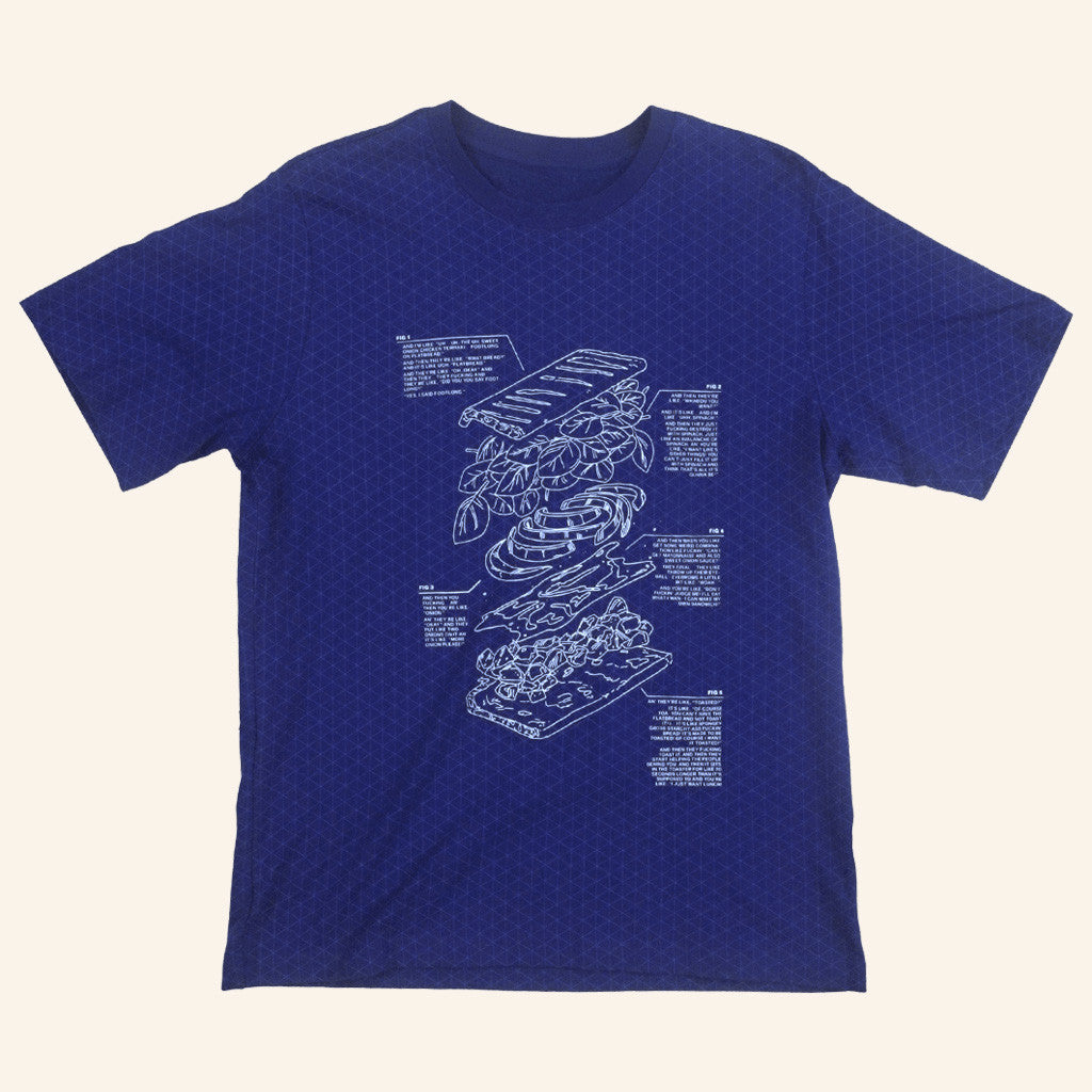Game Grumps Merch I Hate Subway Sandwich Diagram T-Shirt Gifts For Him