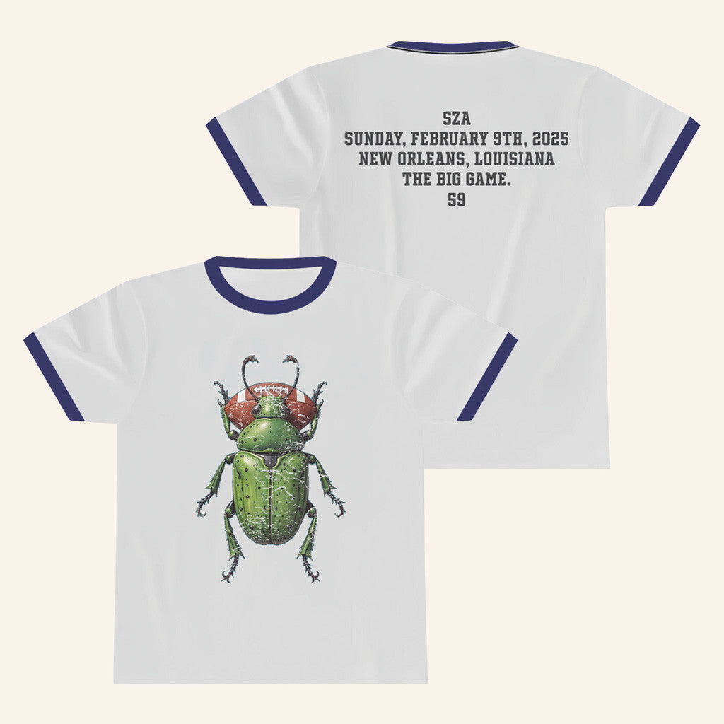 SZA Merch Beetle Ball Ringer T-Shirt Music Gift Ideas For Guys