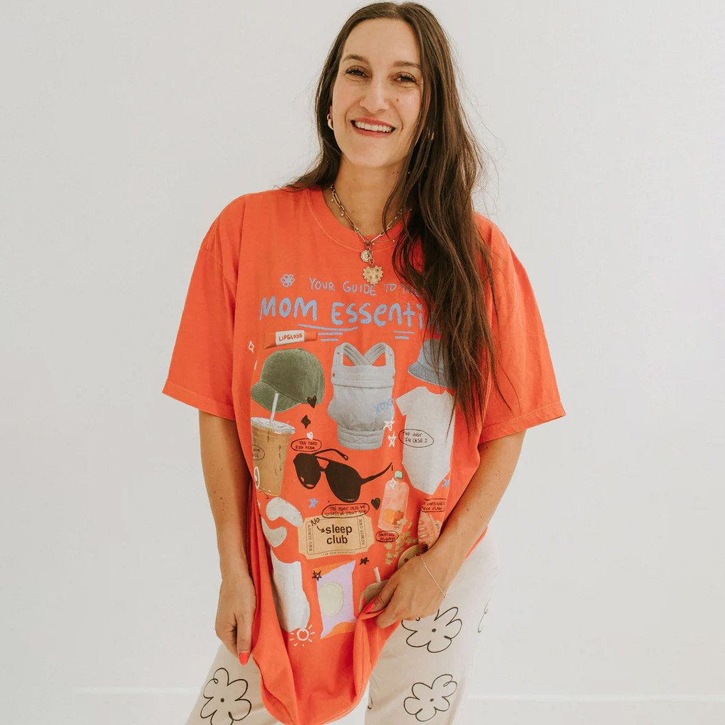 Karrie Locher Merch Mom Essentials T-Shirt A Survival Guide In Shirt Gifts For Mother
