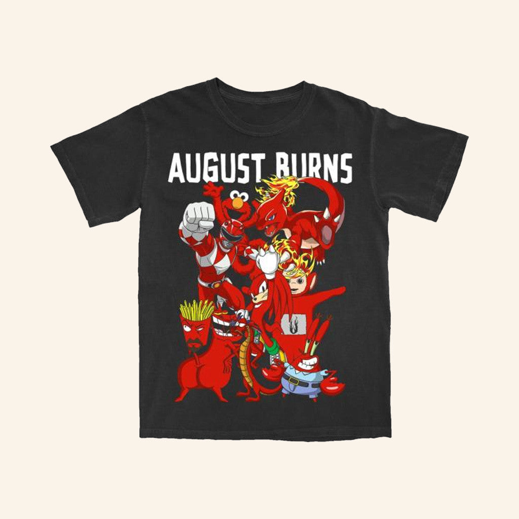 August Burns Red Tour Merch Red Characters T-Shirt Gifts For Dudes