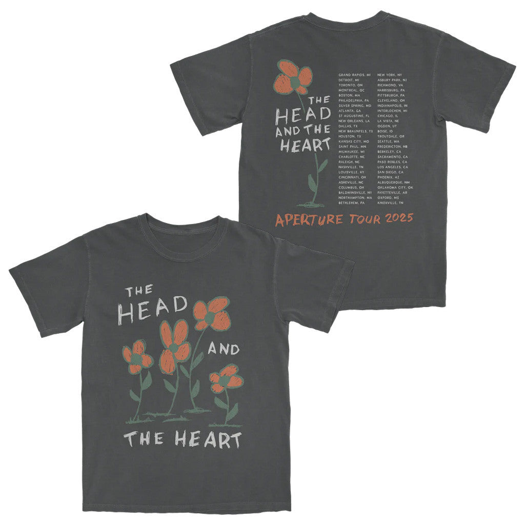 Head And The Heart Merch THATH Flower Tour 2025 T-Shirt Gifts For Music Fans