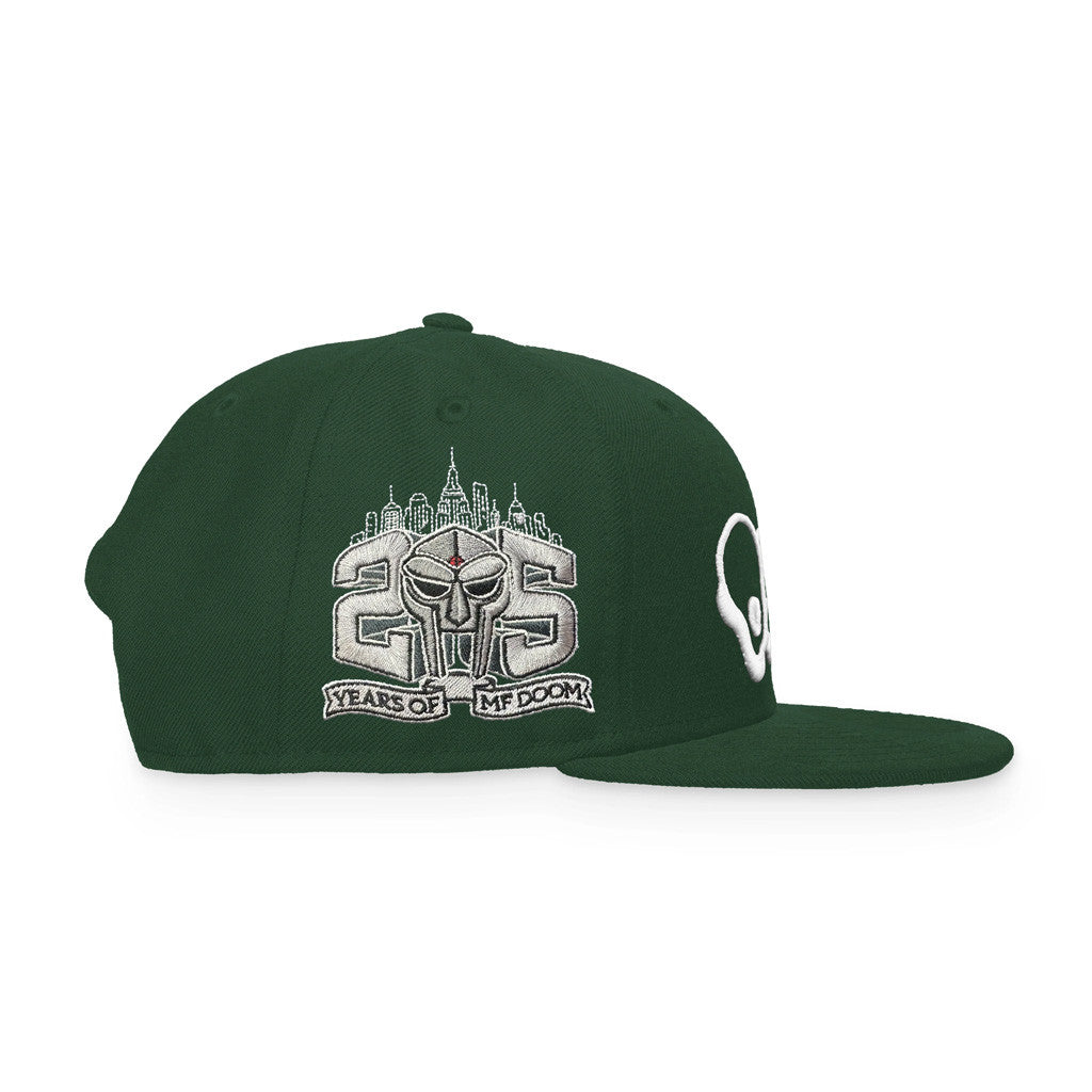 MF Doom Merch Throw 25 Embroidered Hat Snapback Green Gifts For Brother