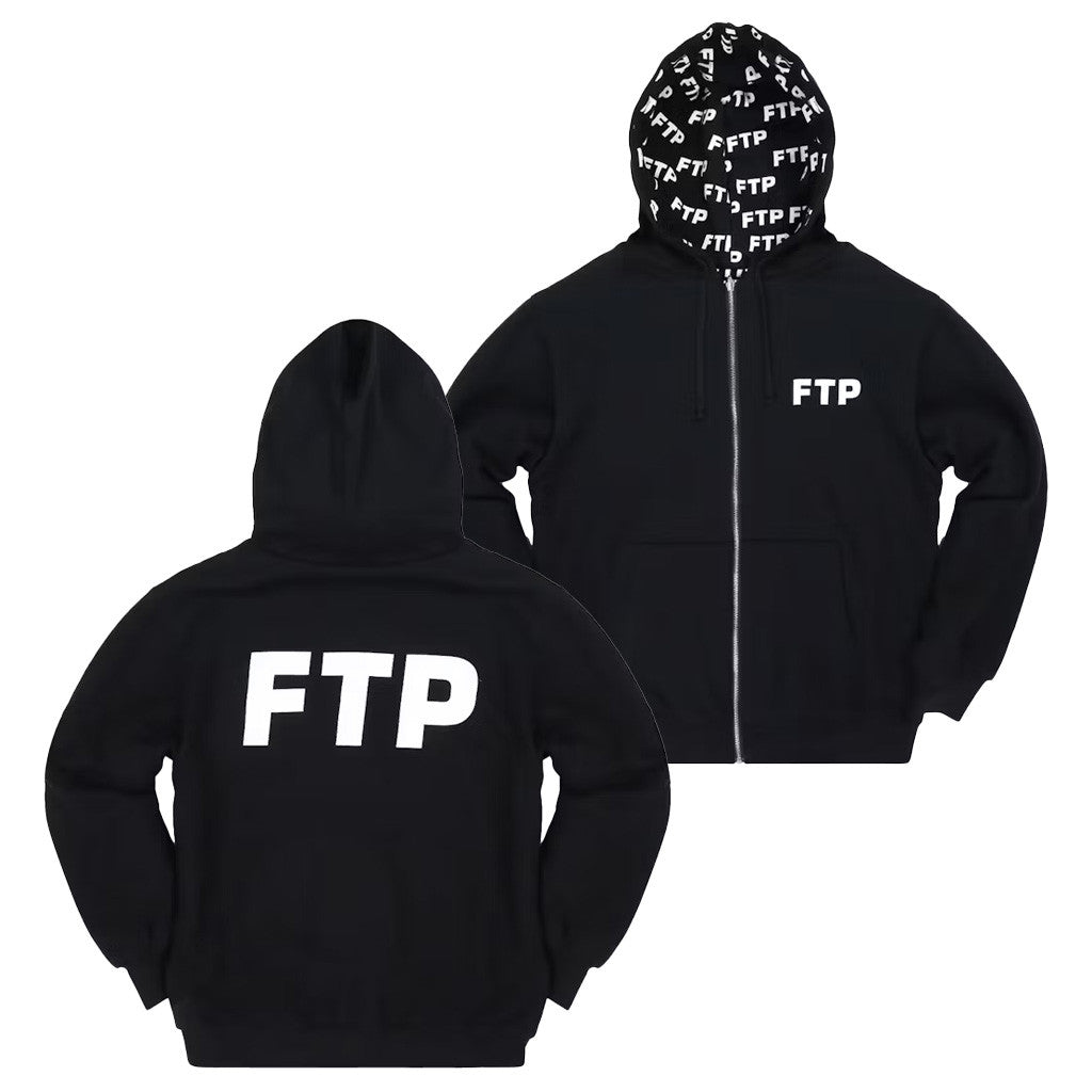 FTP Merch FTP Reversible Logo Zip Hoodie Gifts For Brother