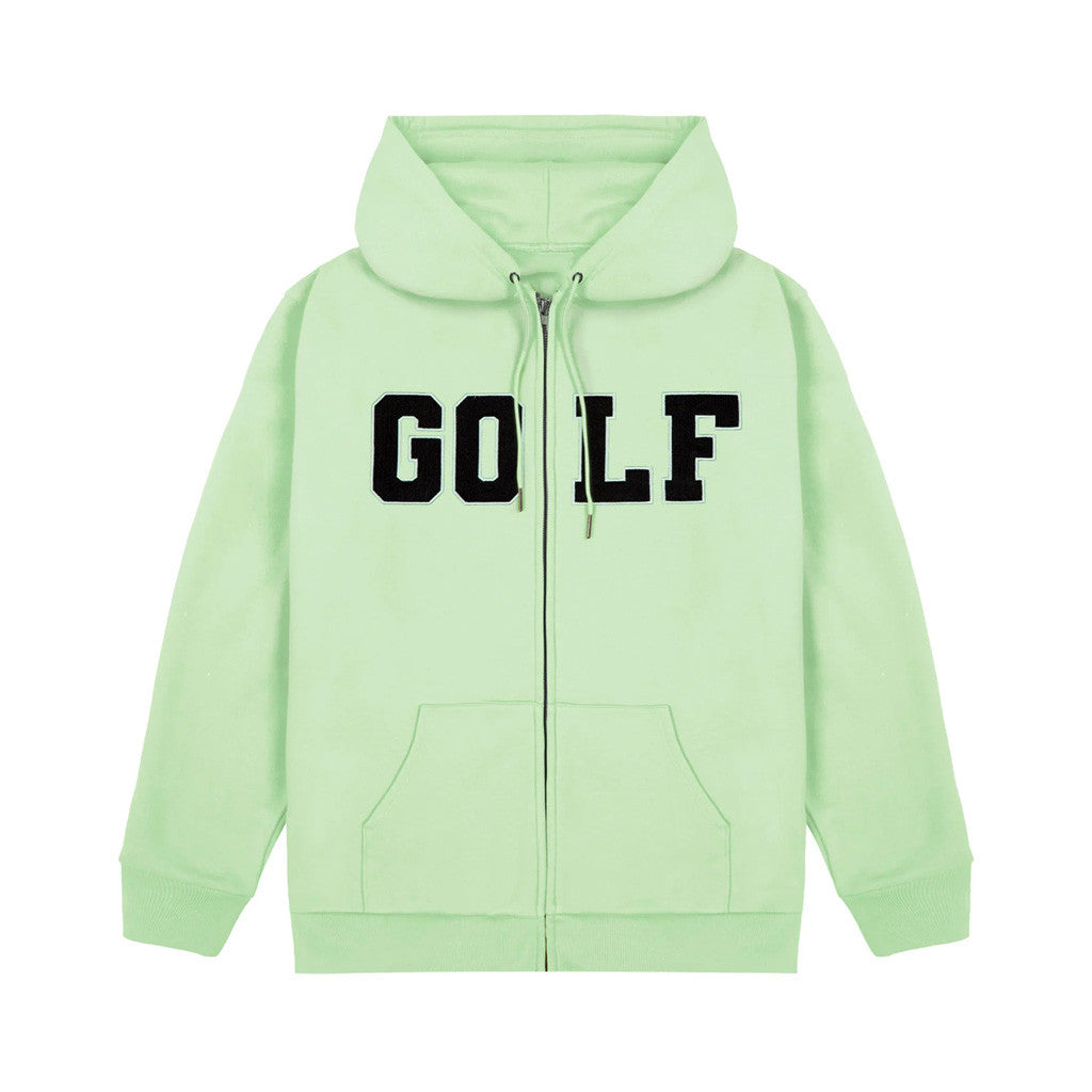 Tyler The Creator Merch Collage Cord Zip Hoodie Golf Wang Merch Gifts For Her