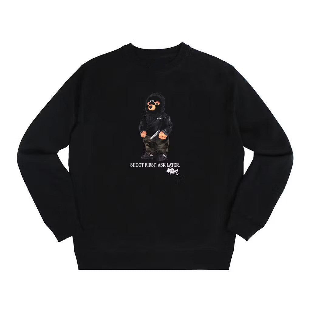 FTP Merch FTP Hooded Bear Crewneck Sweatshirt Gifts For Friends