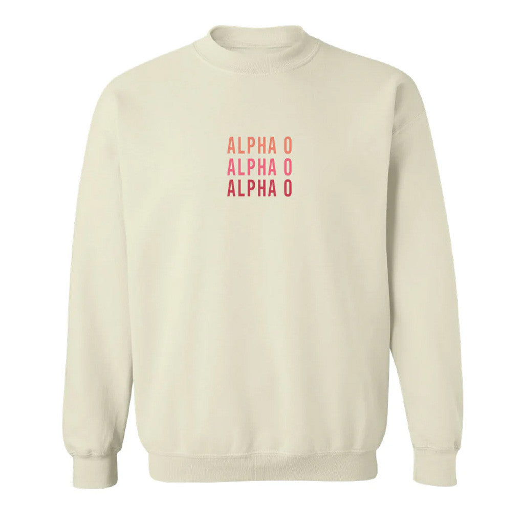 Aoii Merch Alpha O Sweatshirt Best Gifts For Wife