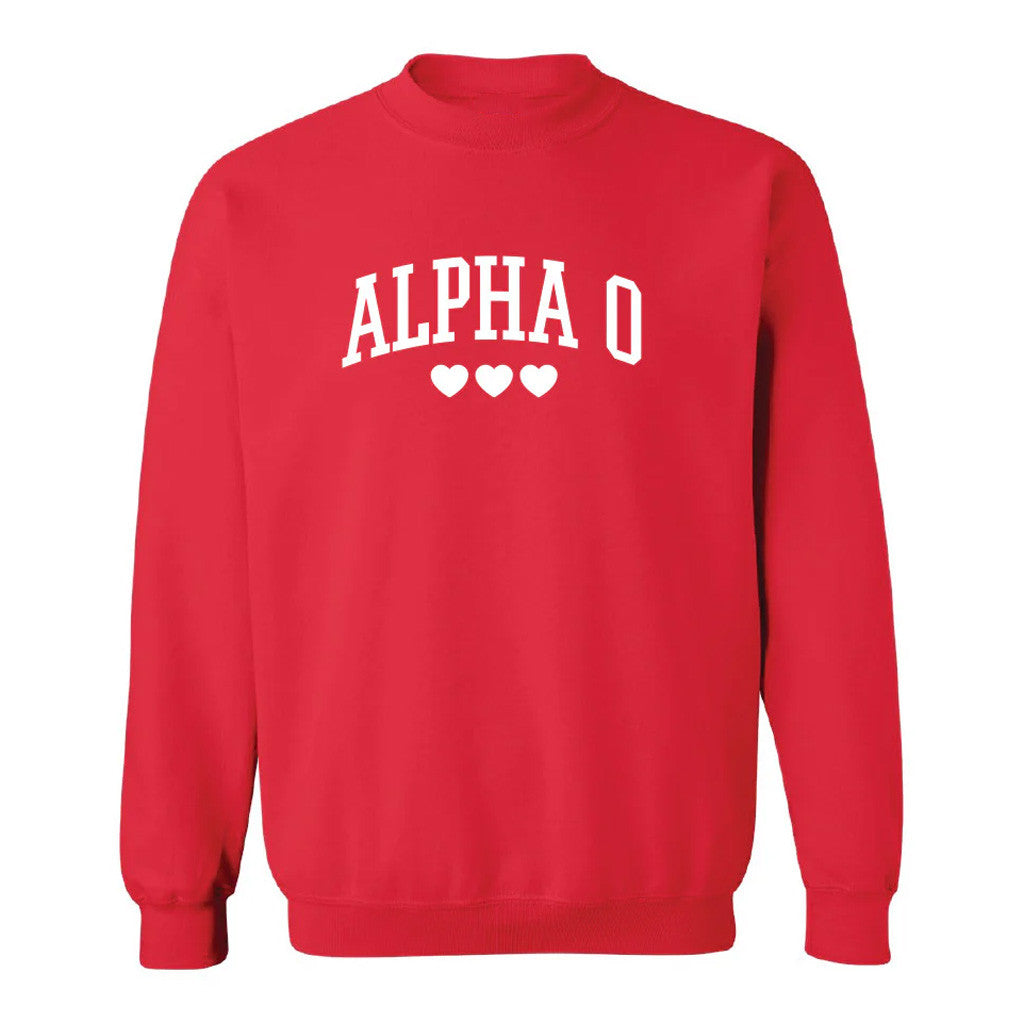 Aoii Merch Alpha O Heart Sweatshirt Best Gifts For Her