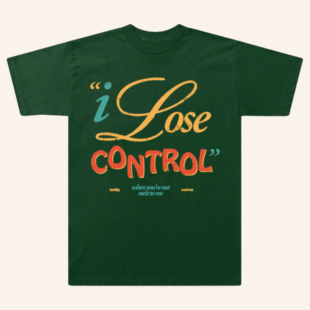 Teddy Swims Merch I Lose Control T-Shirt Presents For Boyfriend