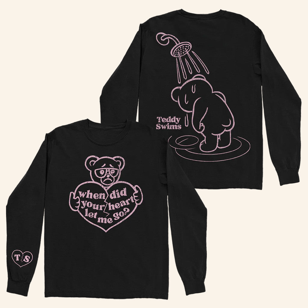 Teddy Swims Merch Broken Heart Long Sleeve Shirt Gifts For Friends
