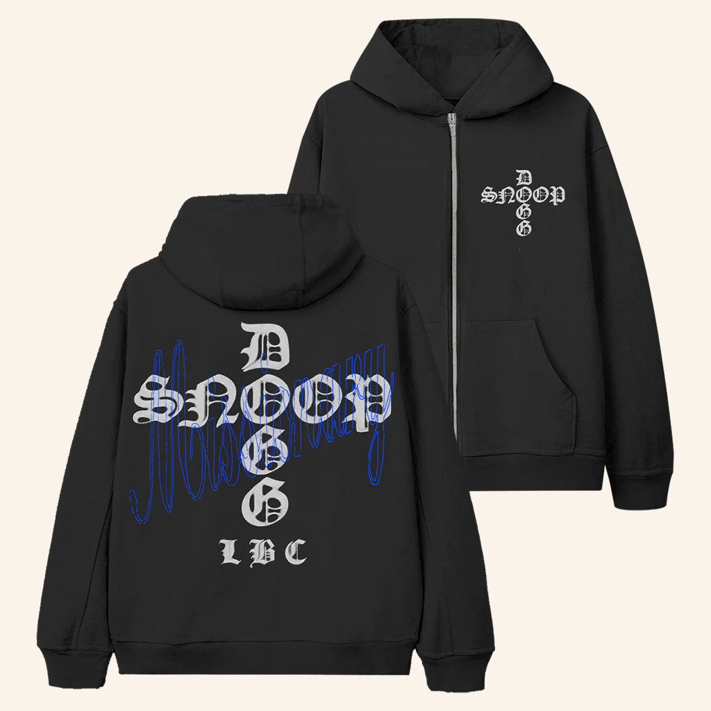 Snoop Dogg Merch Missionary Zip Hoodie Good Gifts For Boyfriend