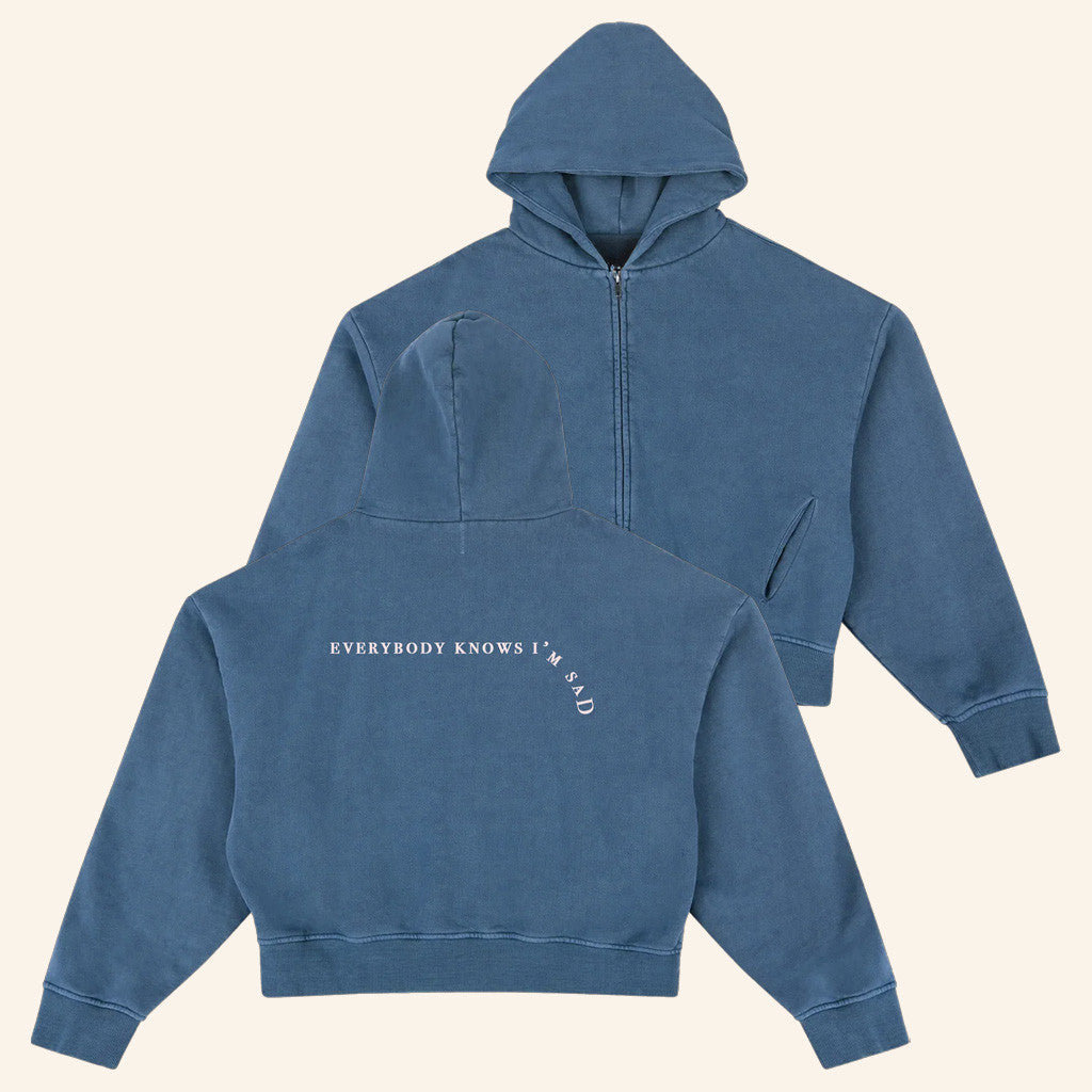 Marina Merch Everybody Knows I'm Sad Zip Hoodie Gifts For Friends