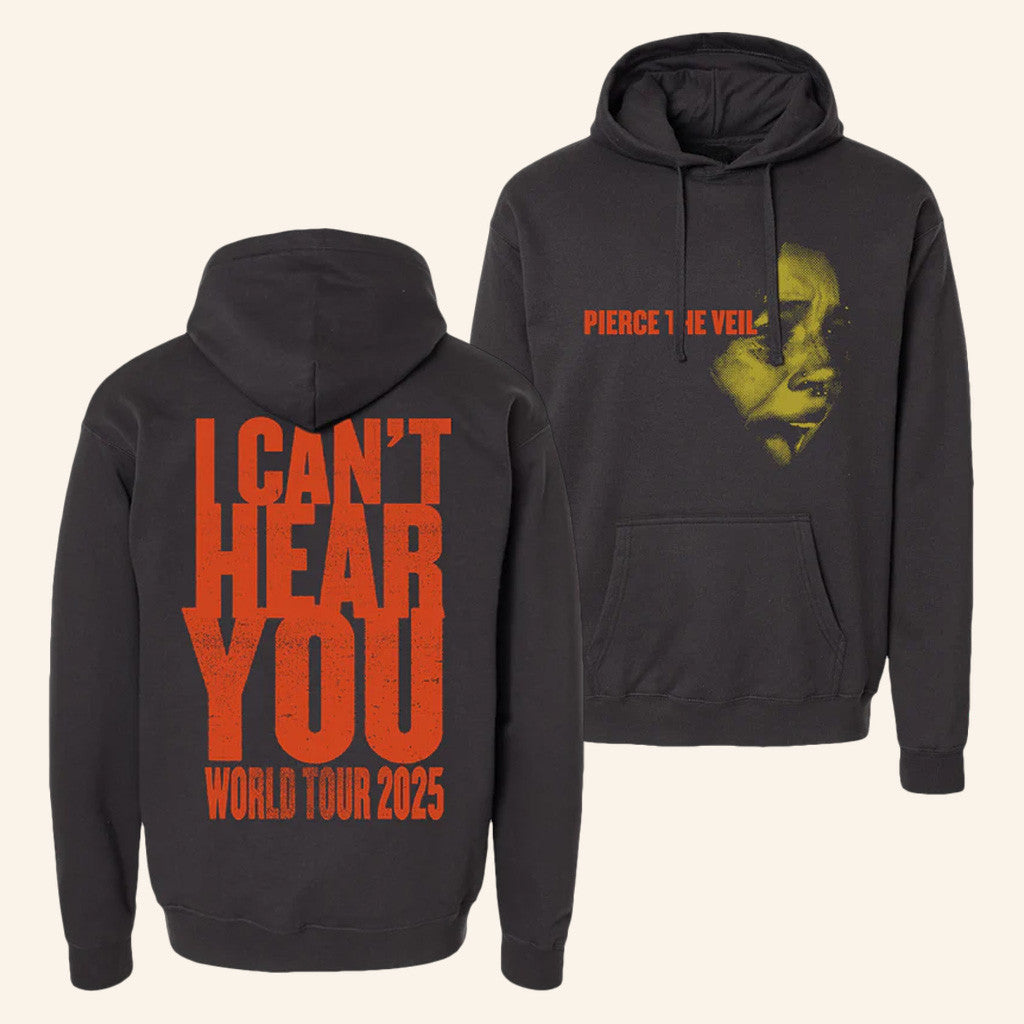 Pierce The Veil Merch Black Screamer Hoodie Best Gifts For Husband