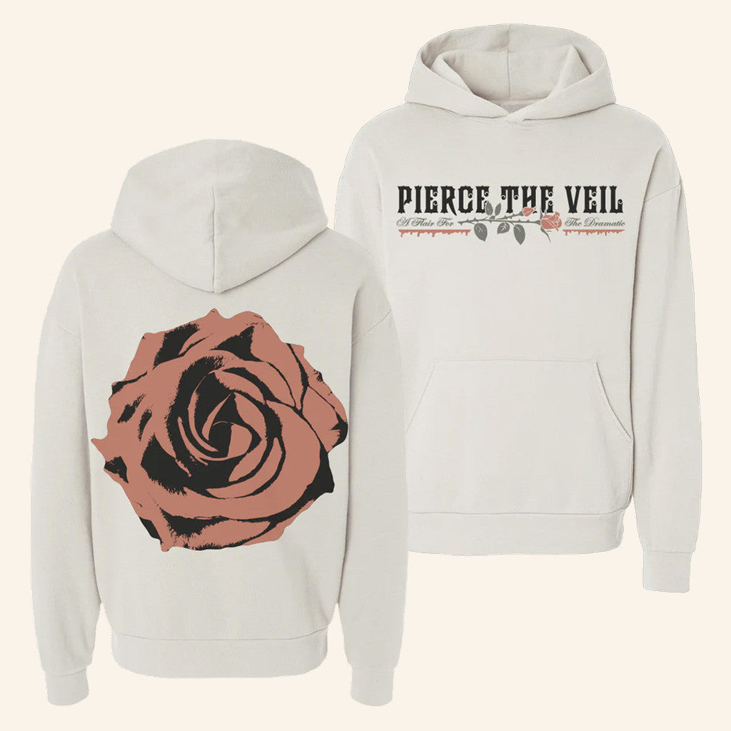 Pierce The Veil Merch A Flair for the Dramatic Rose Hoodie Gifts For Him
